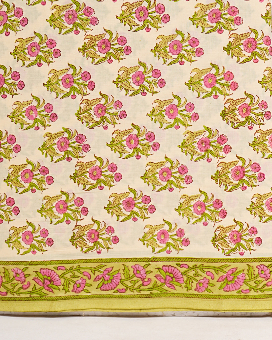 Hand Block Printed Pure Cotton Suit with Cotton Mulmul Dupatta - Posh and Pretty by Nav