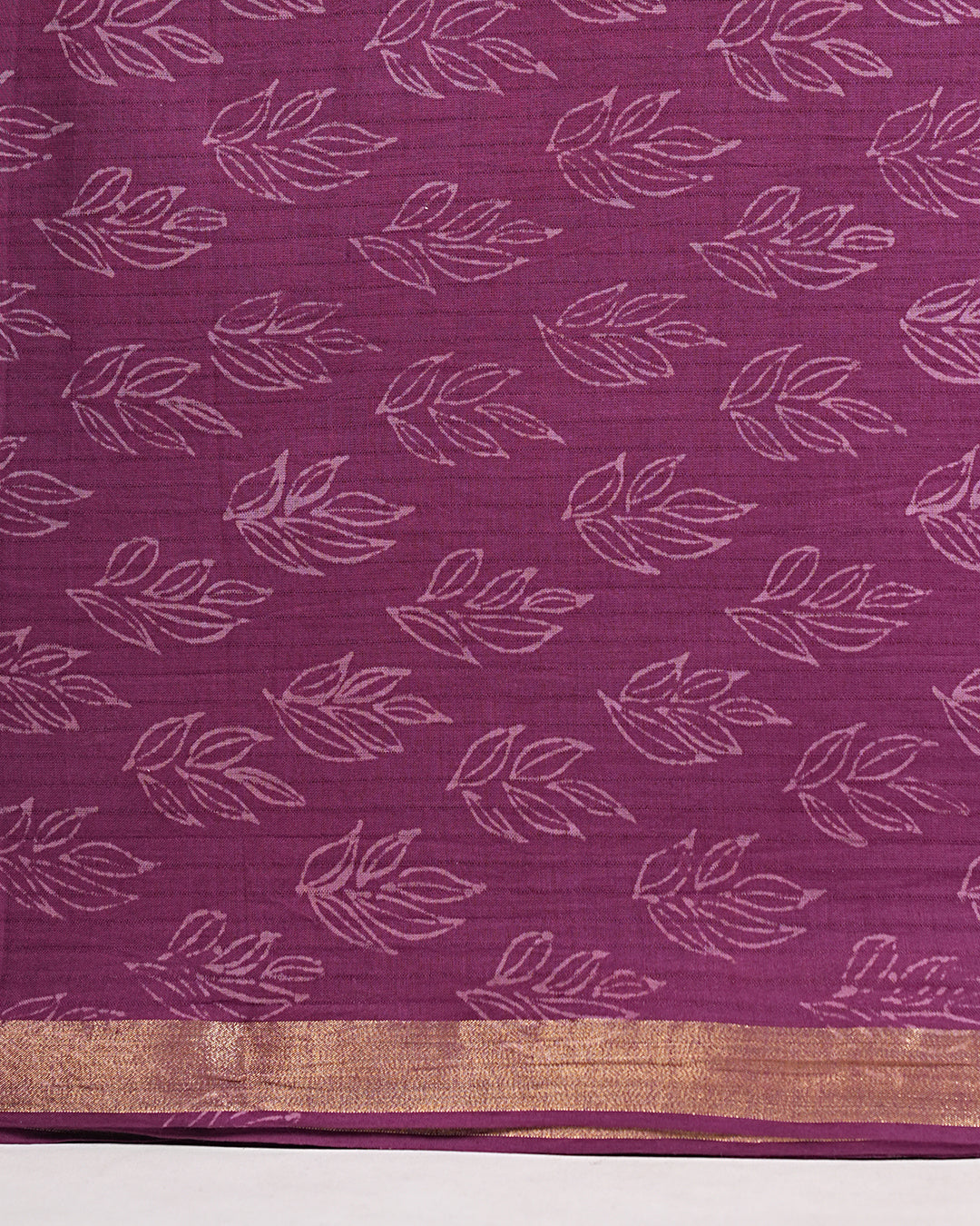 Hand Block Printed South Cotton Suit with South Cotton Dupatta