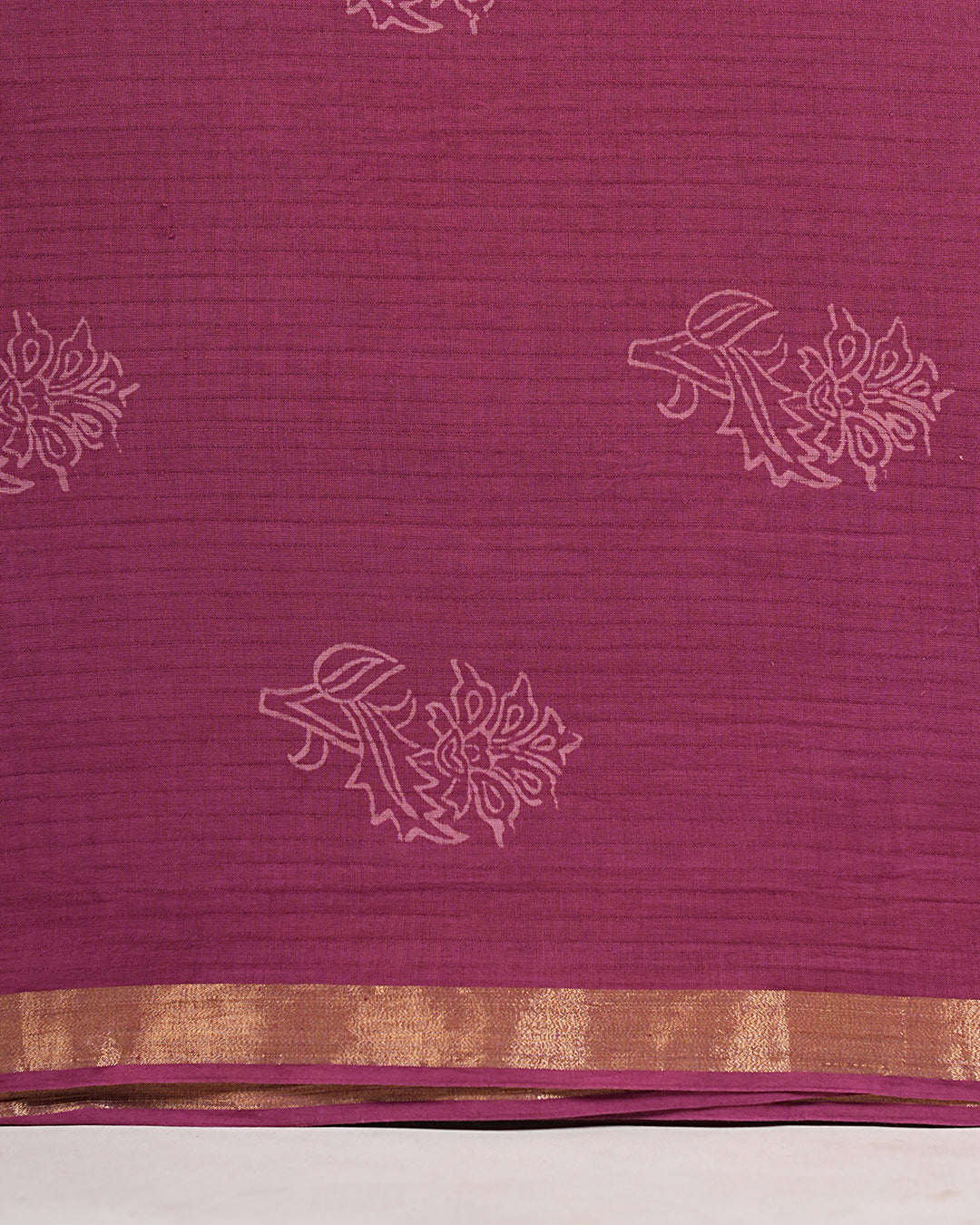 Hand Block Printed South Cotton Suit with South Cotton Dupatta - Posh and Pretty by Nav