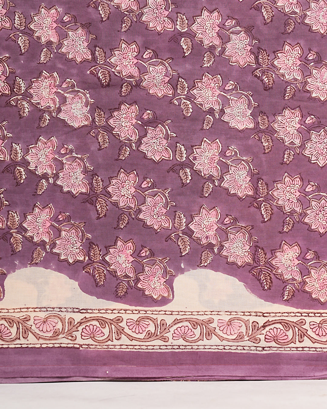 Hand Block Printed Pure Cotton Suit with Cotton Mulmul Dupatta - Posh and Pretty by Nav