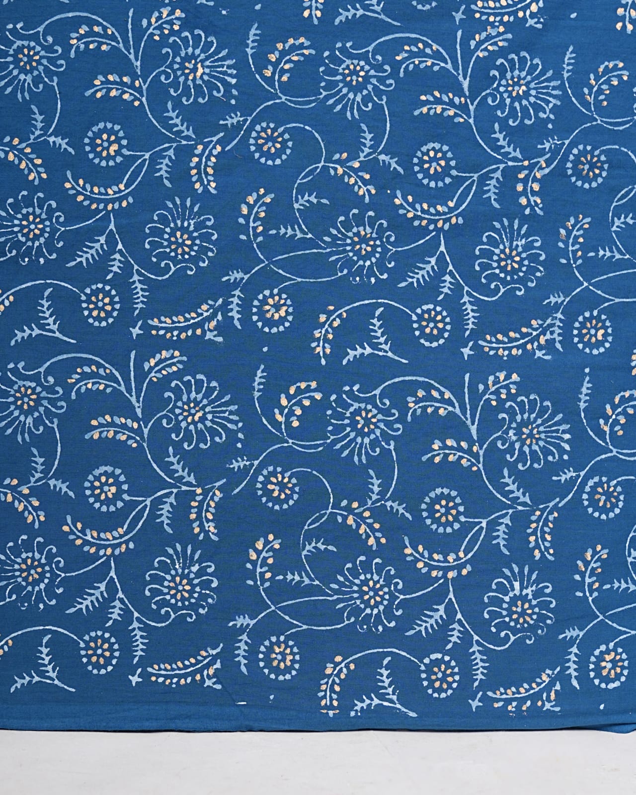 Hand Block Printed Pure Cotton Suit with Cotton Mulmul Dupatta
